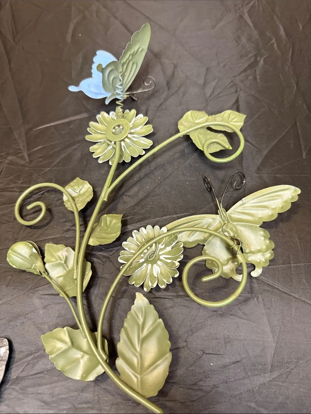 Decorative Butterfly and Flower Wall Accents – Multicolor